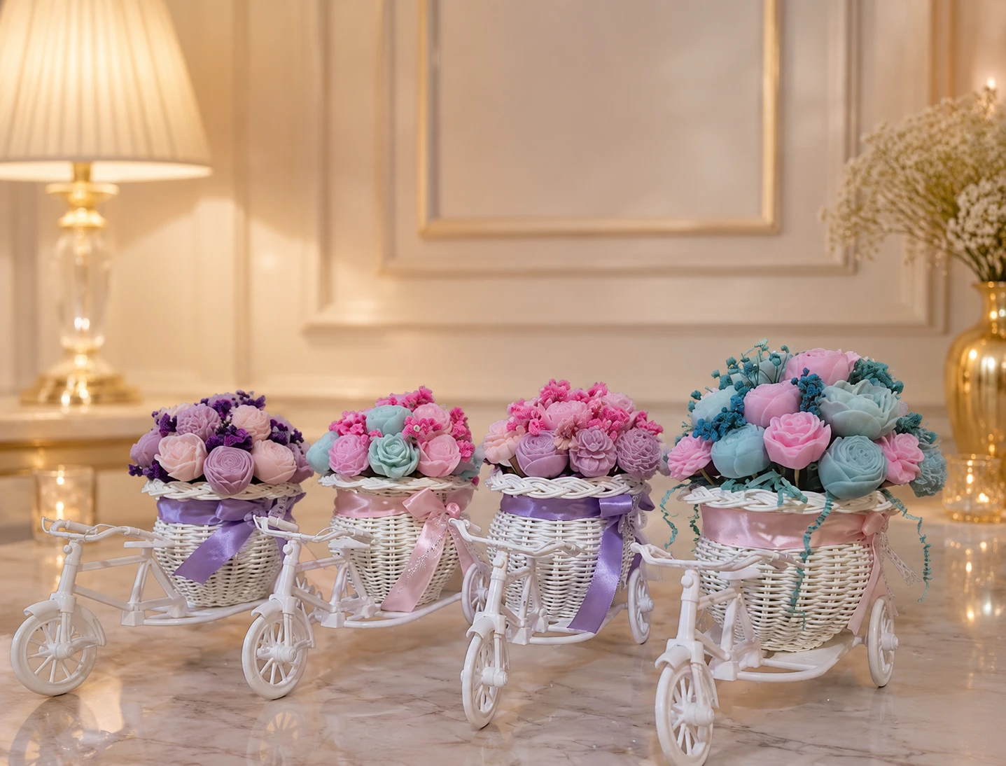 Tricycle Flower Basket Decoration - photo 4