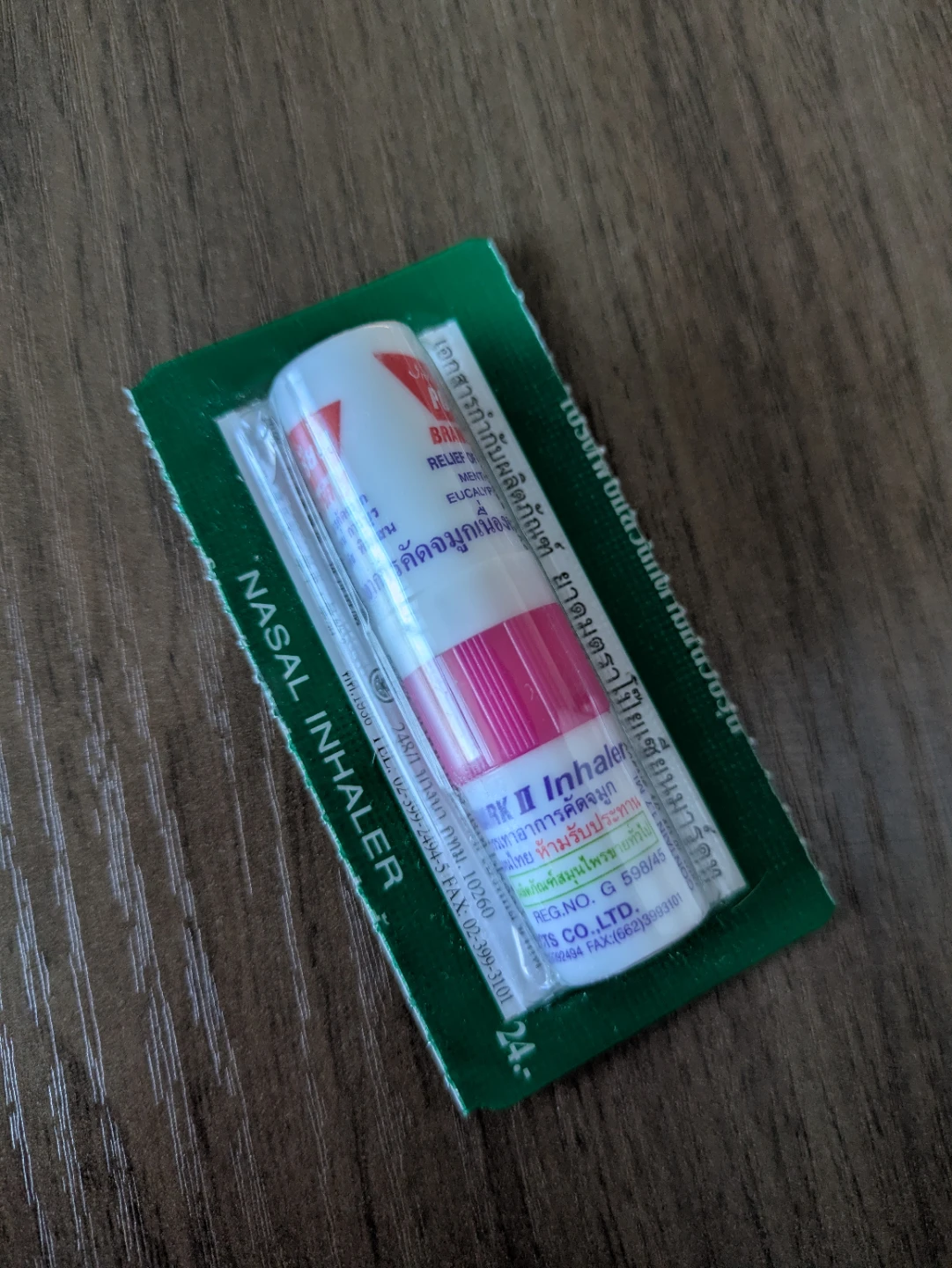 New Thailand Natural Nasal Inhaler