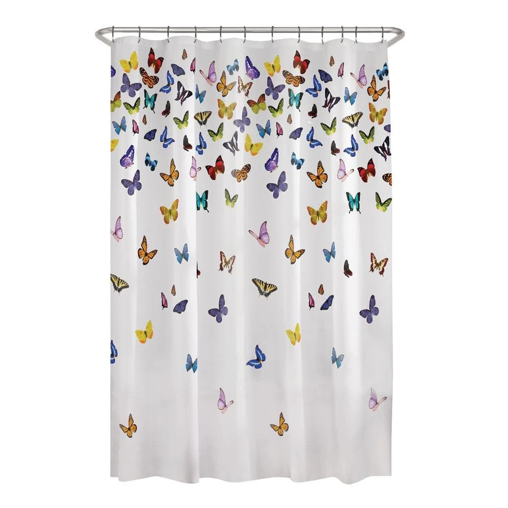 NEW! Mainstays PEVA Shower Curtain - Butterfly Print - photo 2