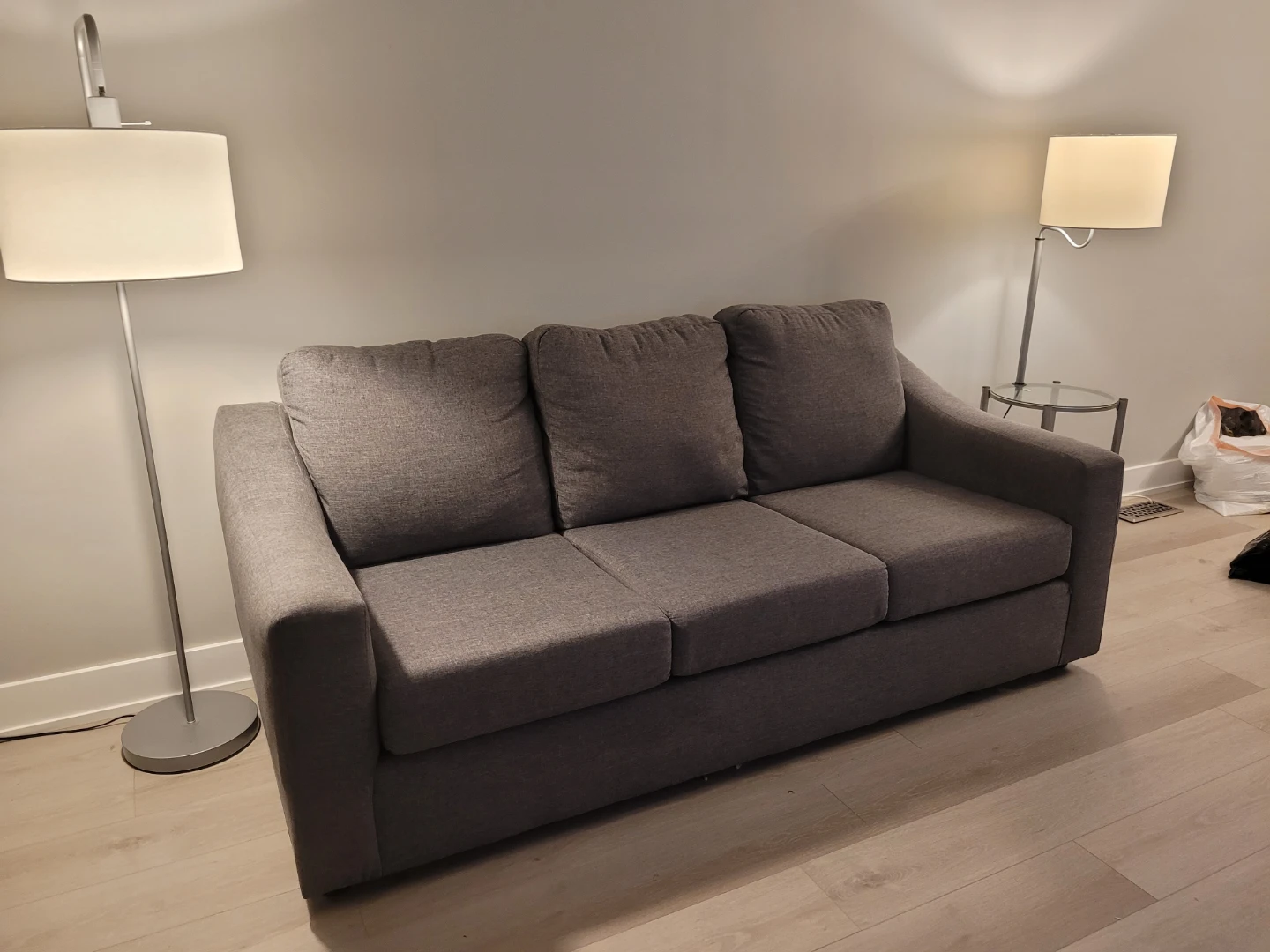 Grey Fabric Sofa - photo 4