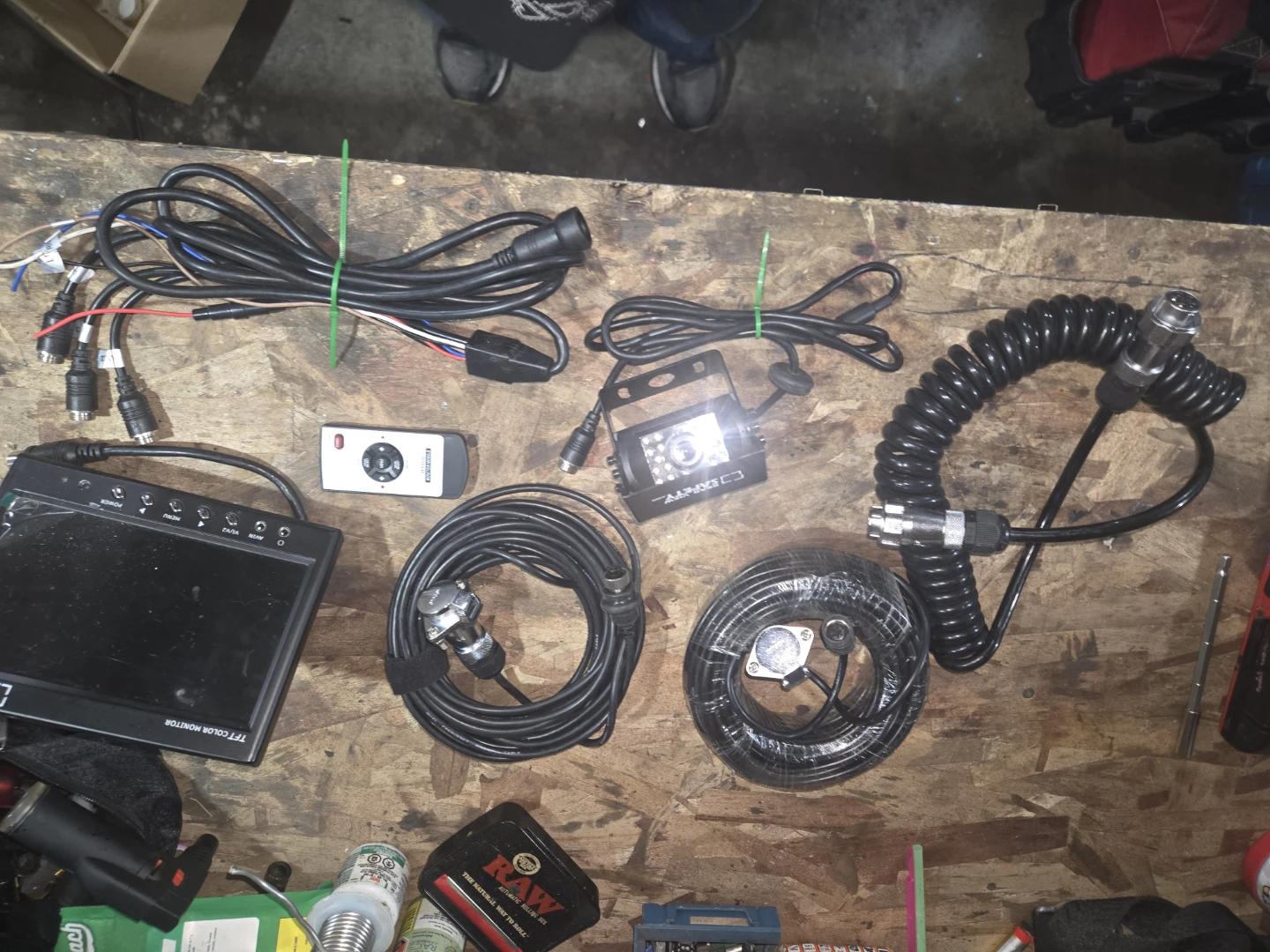 CCD Color Camera System with Monitor and Remote