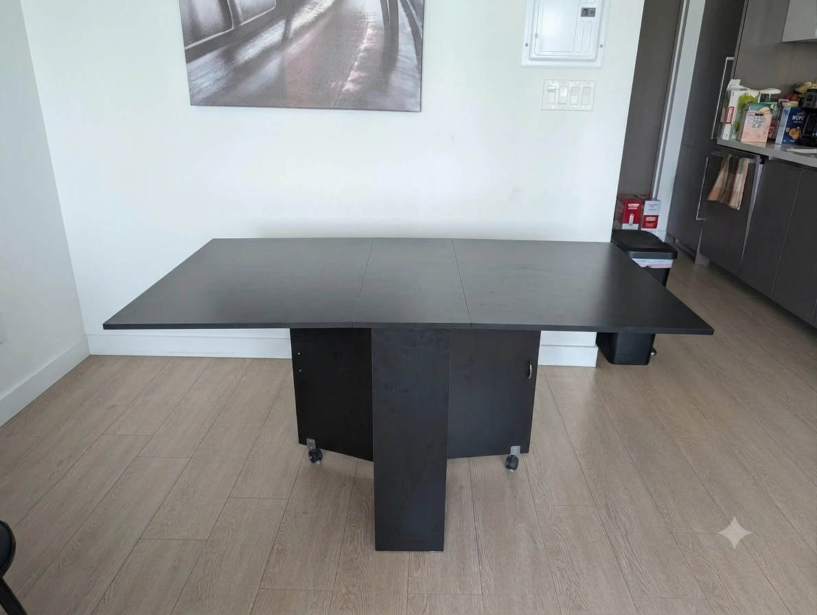 Dining table with 4 Chairs- very lightly used