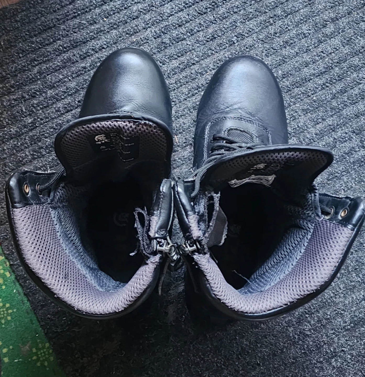 STC Black Leather Work Boots - photo 4