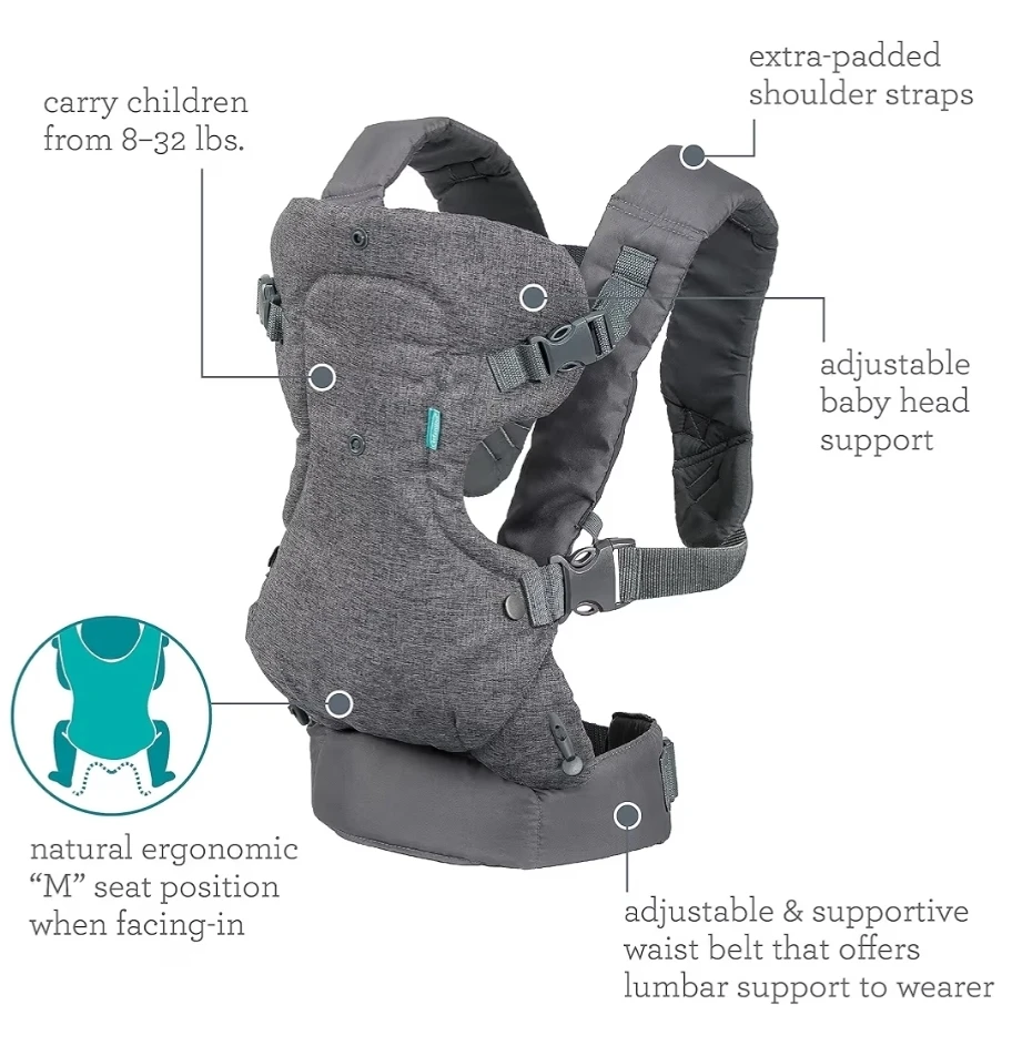 Infantino Flip 4-in-1 Convertible Carrier