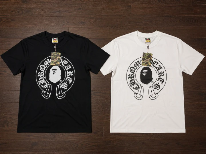 Bape X Chrome Hearts Tees