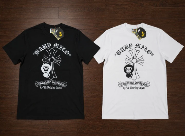 Bape X Chrome Hearts Tees - photo 2