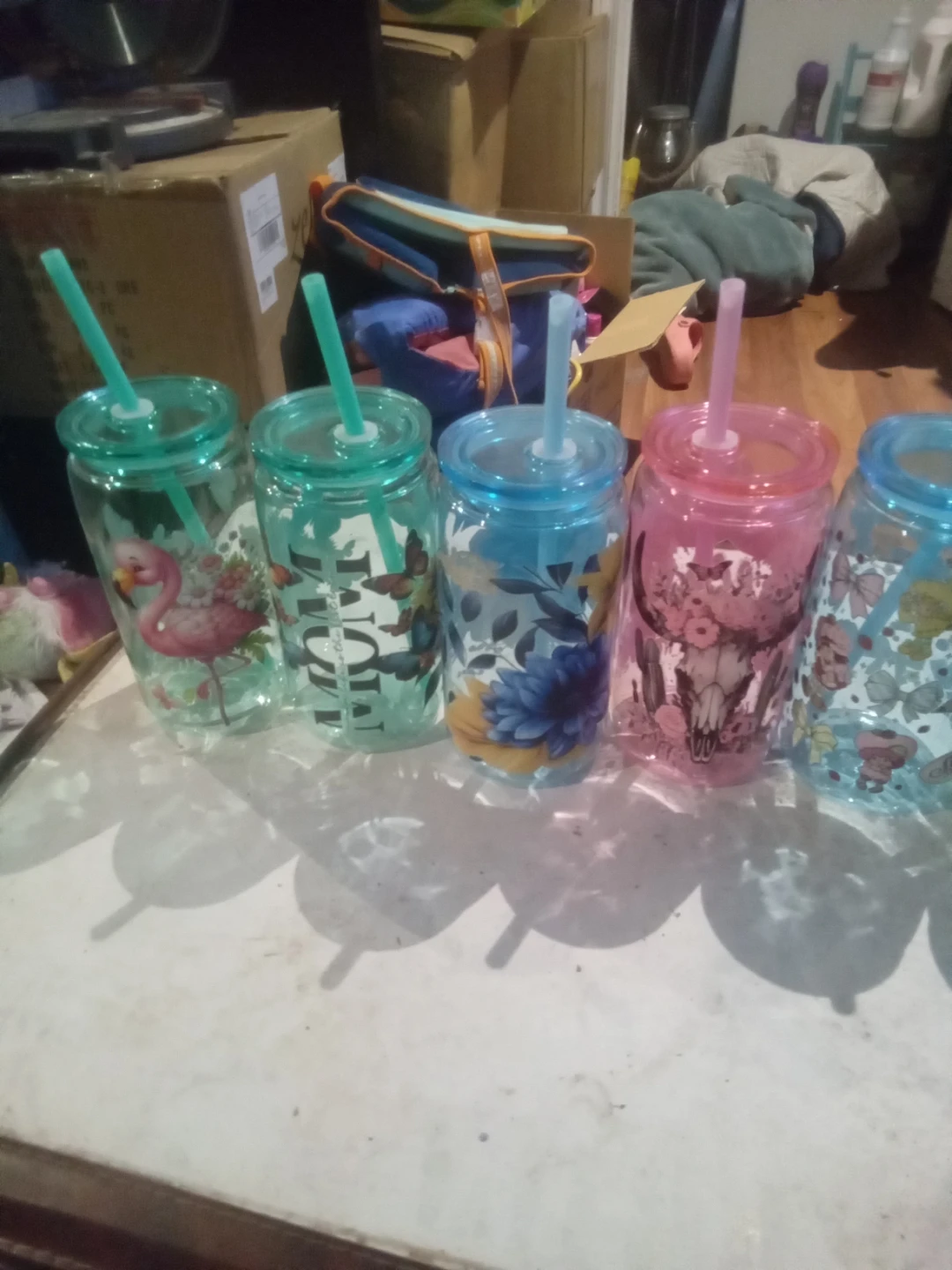 Tumblers with Straws - photo 2