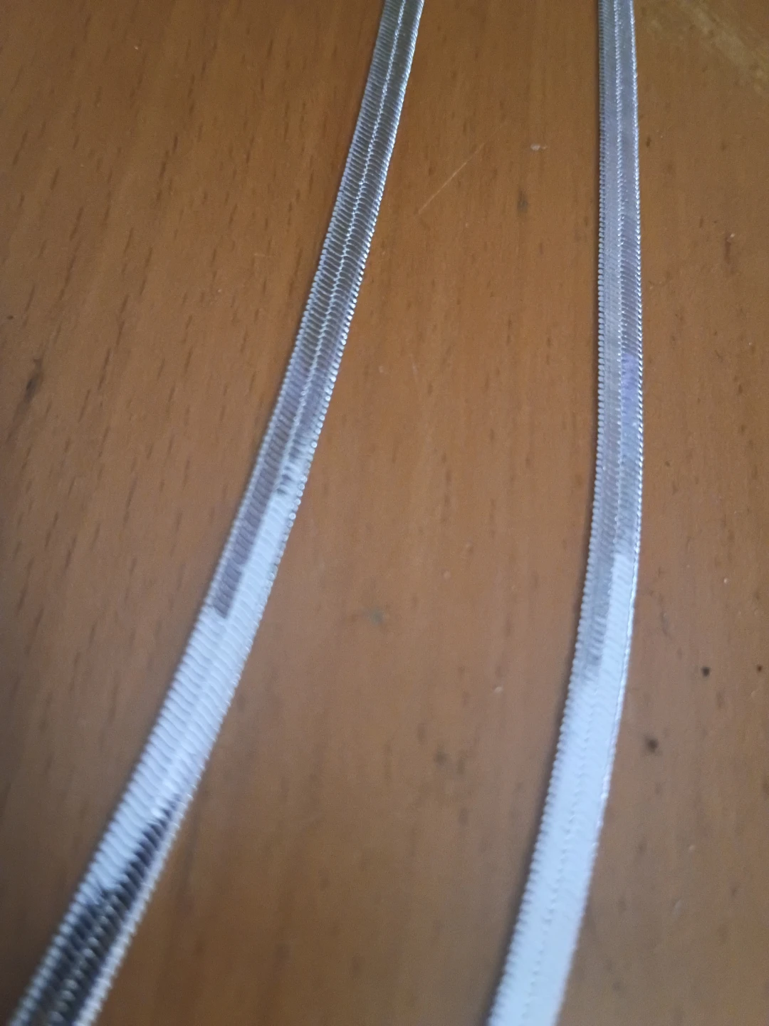 Sterling Silver herringbone necklace - photo 2