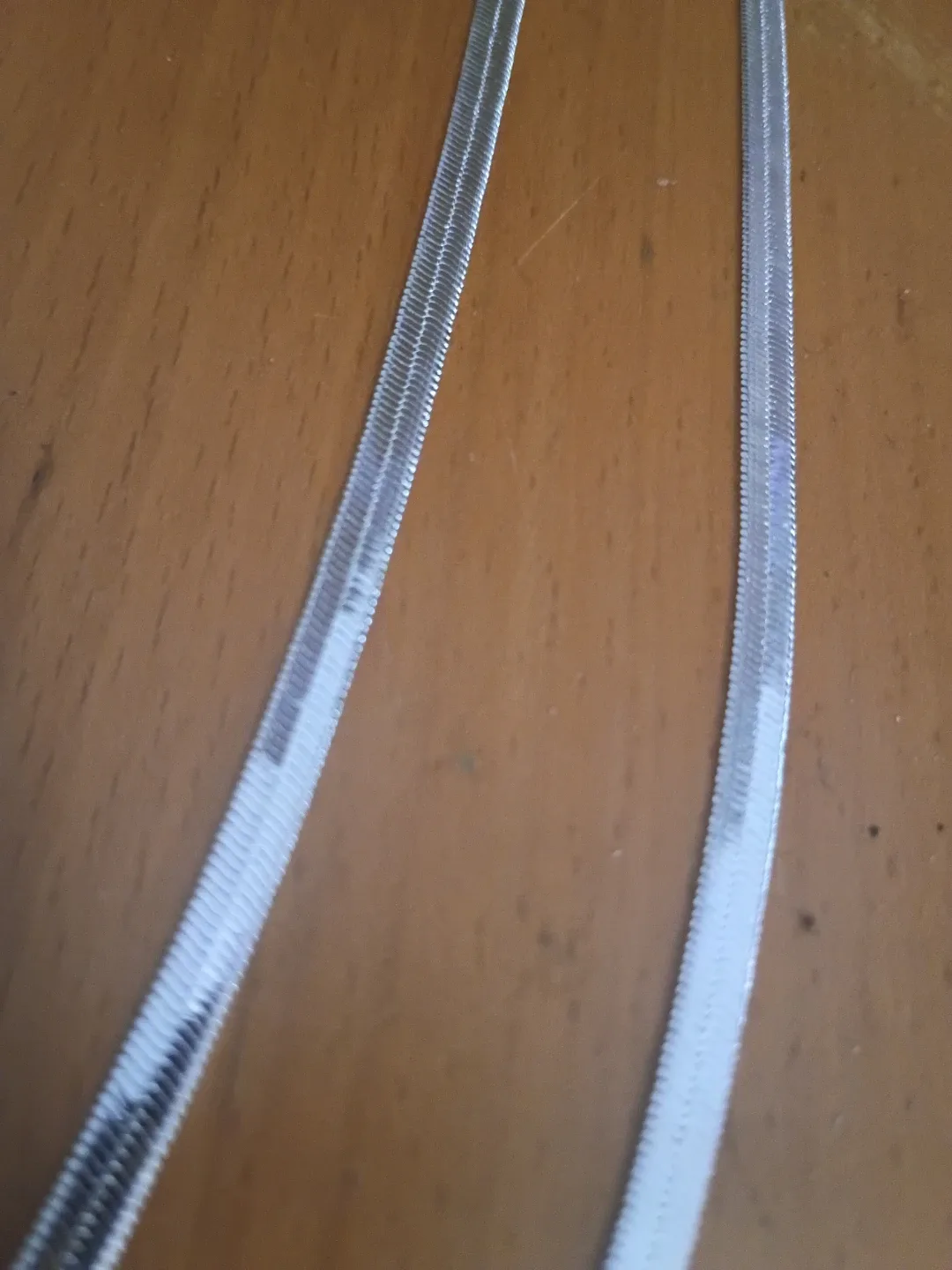 Sterling Silver herringbone necklace - photo 2