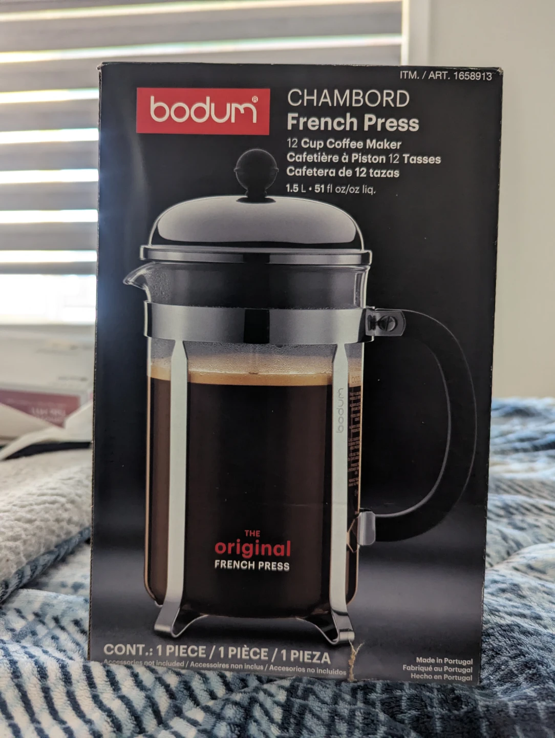 Bodum Chambord 12 Cup French Press Coffee Maker