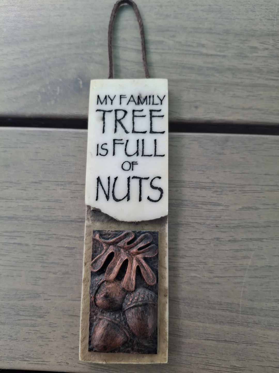 My Family Tree is Full of Nuts Wall Hanging