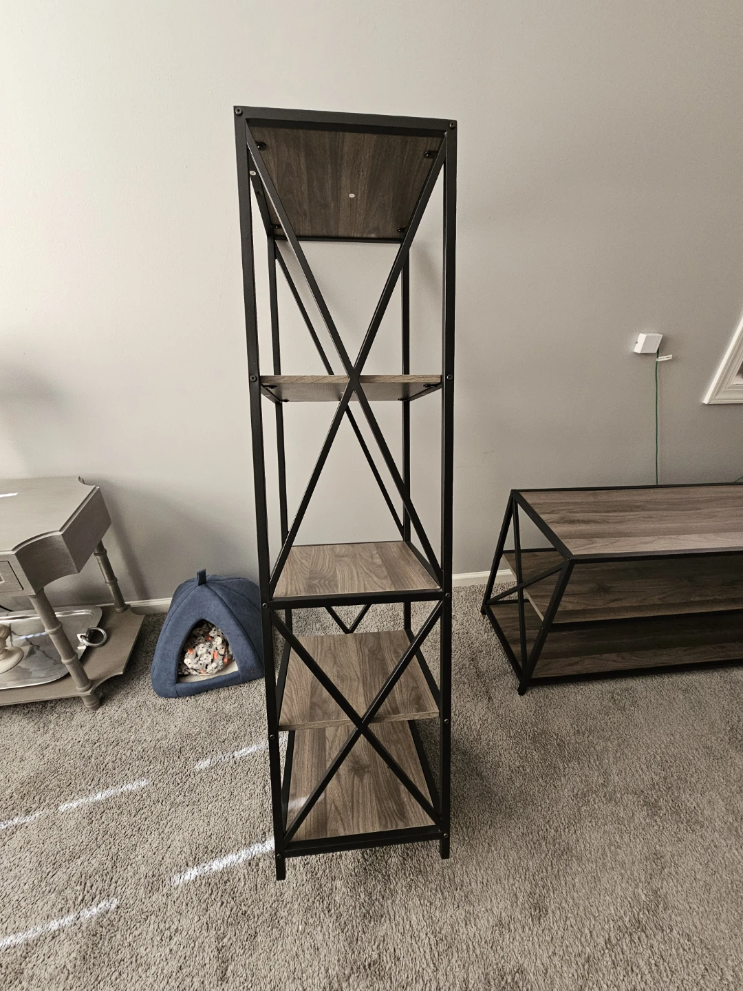 Tall Industrial Bookshelf - photo 2