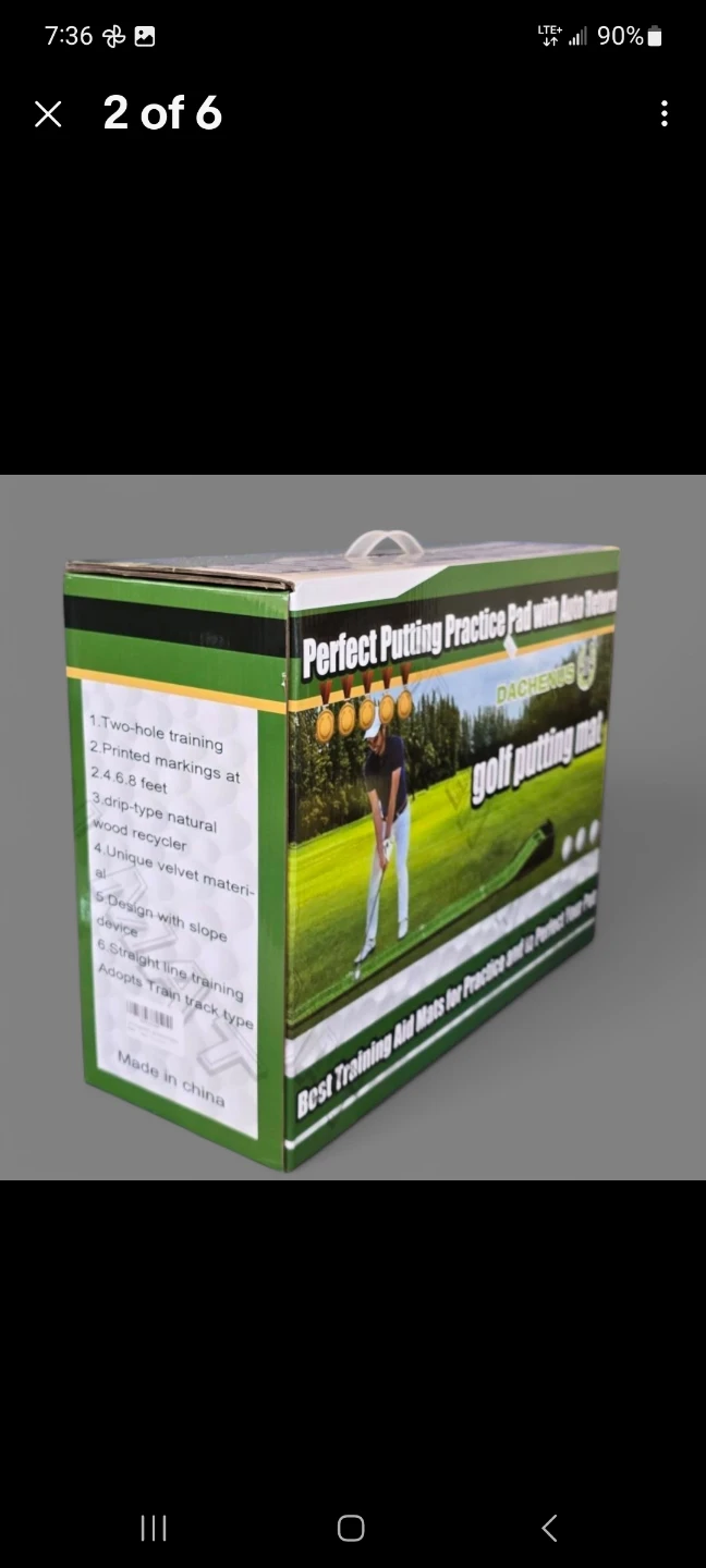 Dachenus Golf Putting Mat with Auto Return
