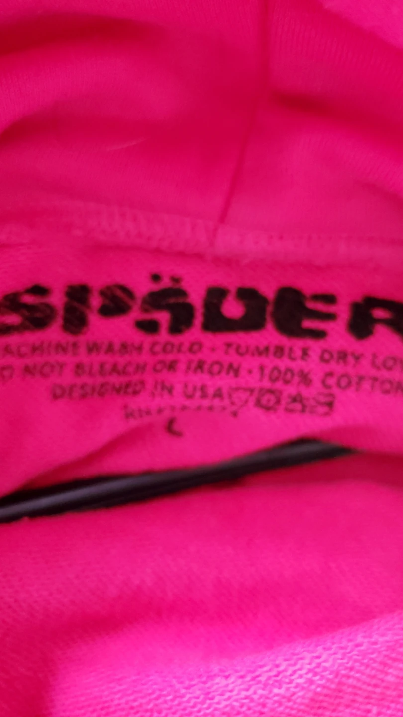 Pink sp5der hoodie - photo 3