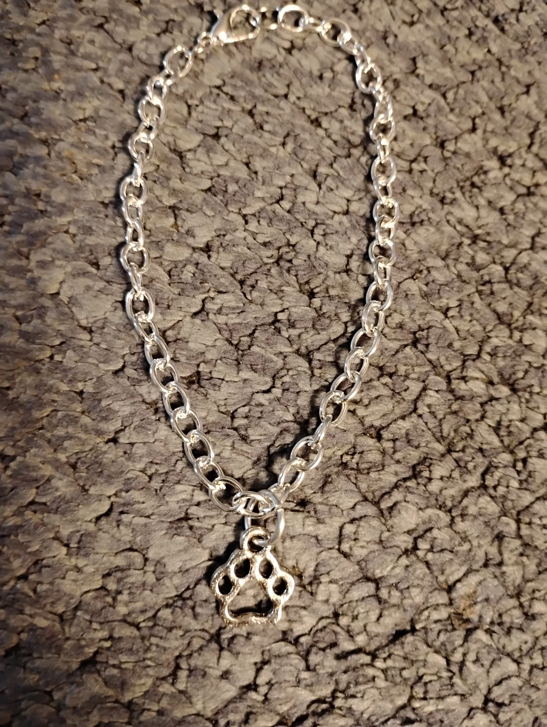 Silver Paw Print Charm Bracelet - photo 2