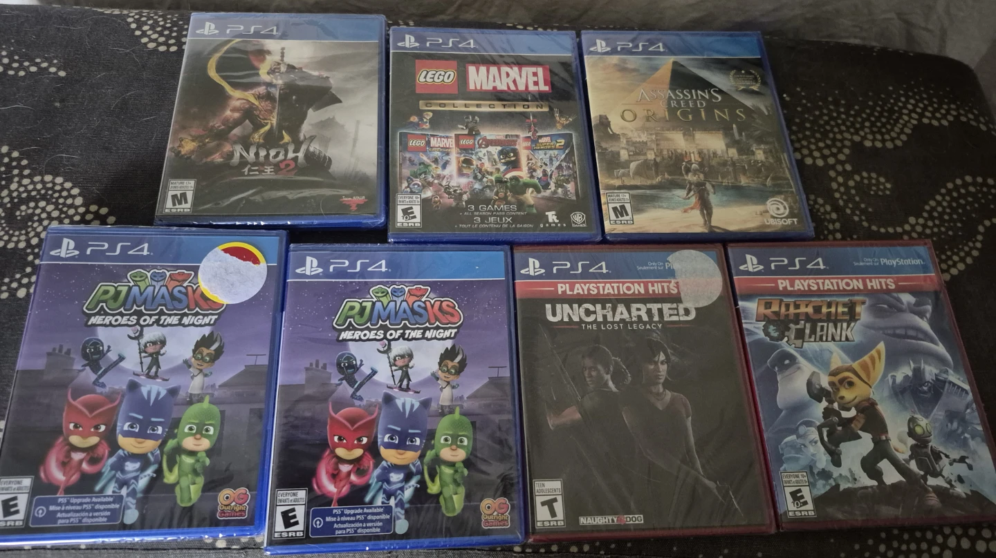 PS4 Video Games Bundle (sealed & brand new)