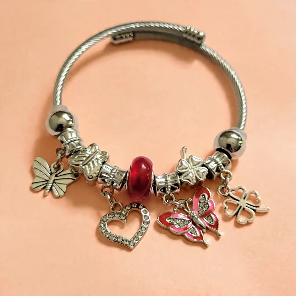 Butterfly Charm Bracelet - photo 3