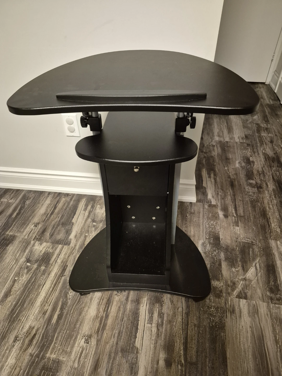 Adjustable Height Standing Desk Cart