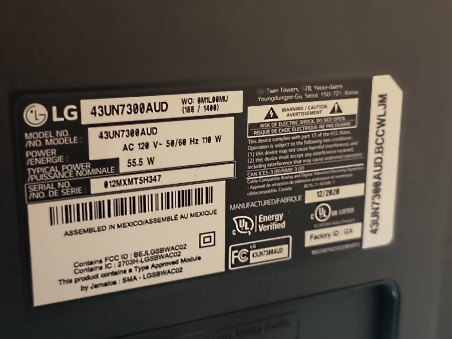 LG 43" 4K Ultra HD Smart TV w/ AI Thinq - photo 3