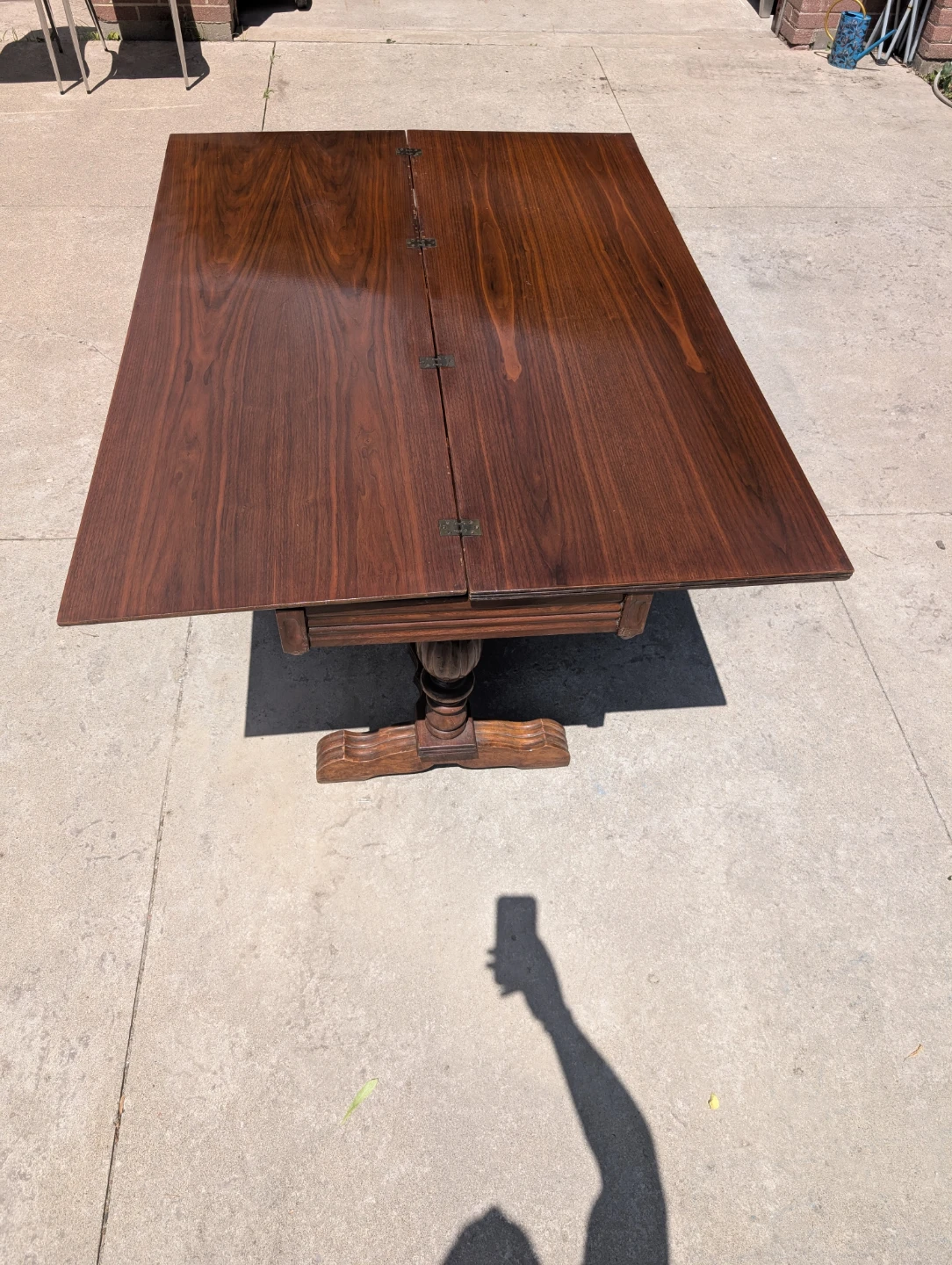 Wooden Drop Leaf Table - photo 5