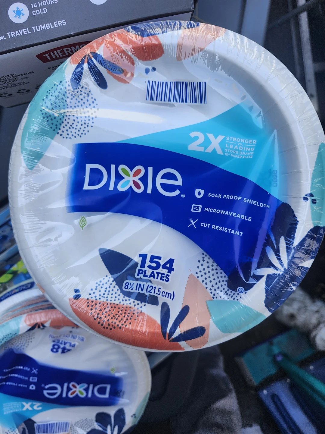 Dixie Paper Plates - 154 Count - 8.5 inch