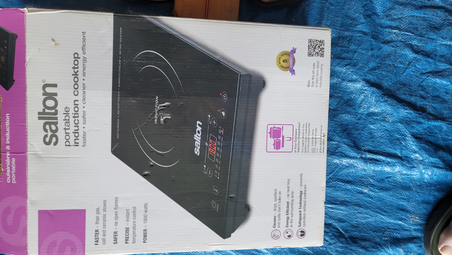 Salton Portable Induction Cooktop