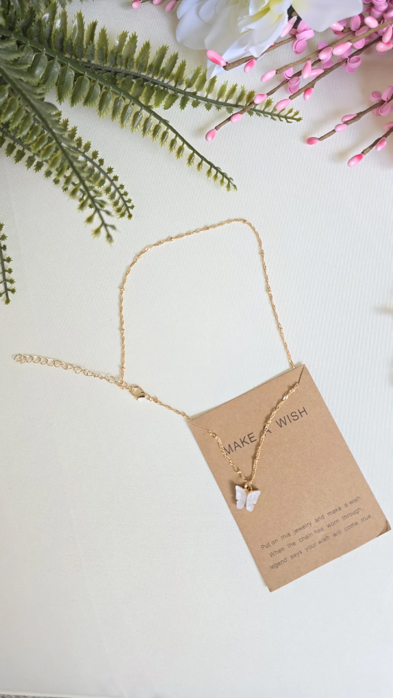 Make a Wish Butterfly Necklace - photo 2