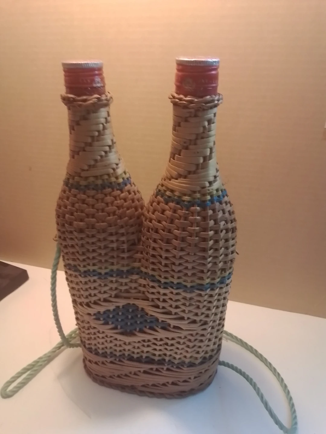 Rare 1960s Demijohn Double Bottle Decanter - photo 4