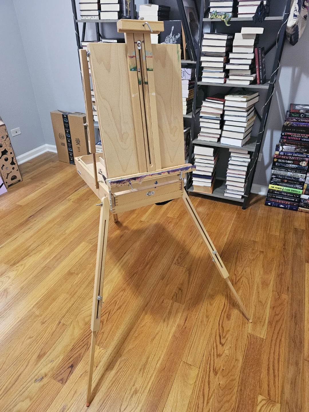 Wooden Artist Easel with Storage