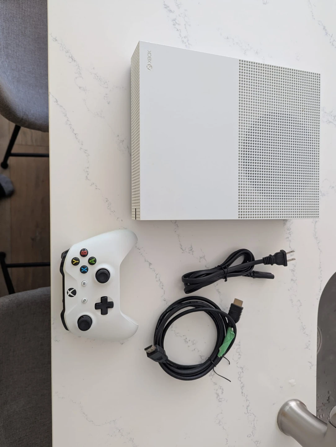 Xbox One S Console with Games and Controller