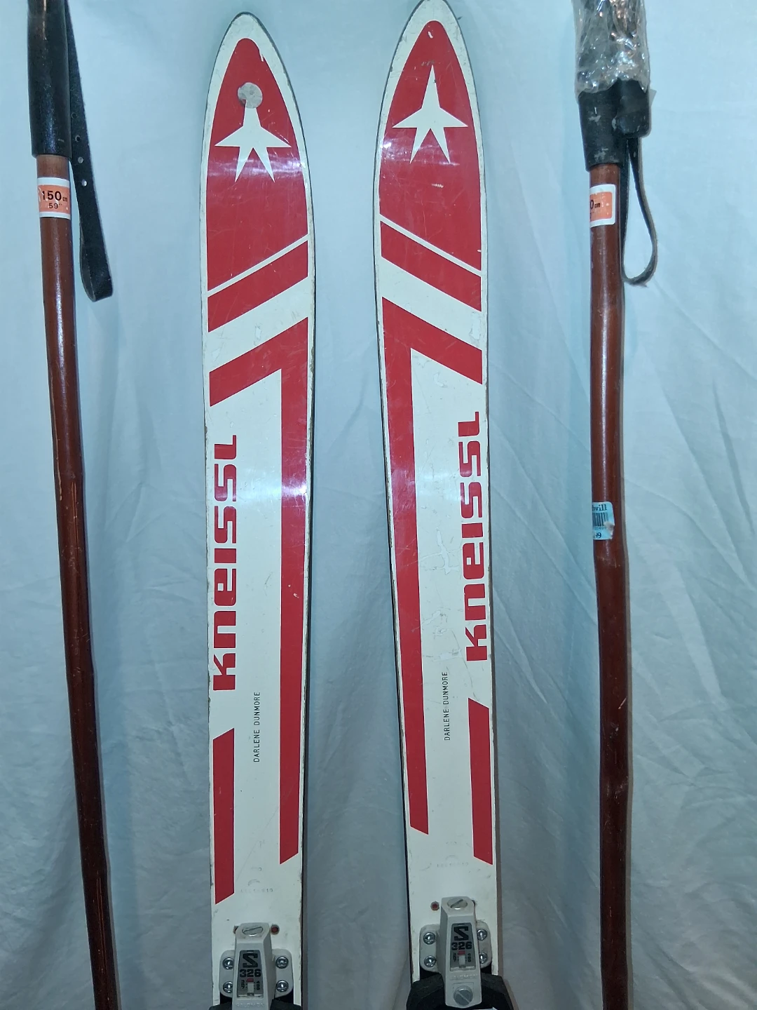 Kneissl Sierra Short Skis with Salomon Bindings and Poles - photo 2
