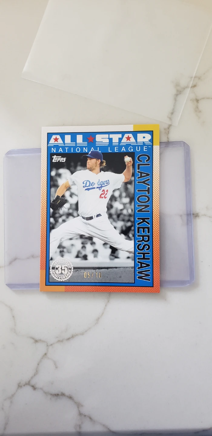 2014 Topps National League Leaders Clayton Kershaw Baseball Card