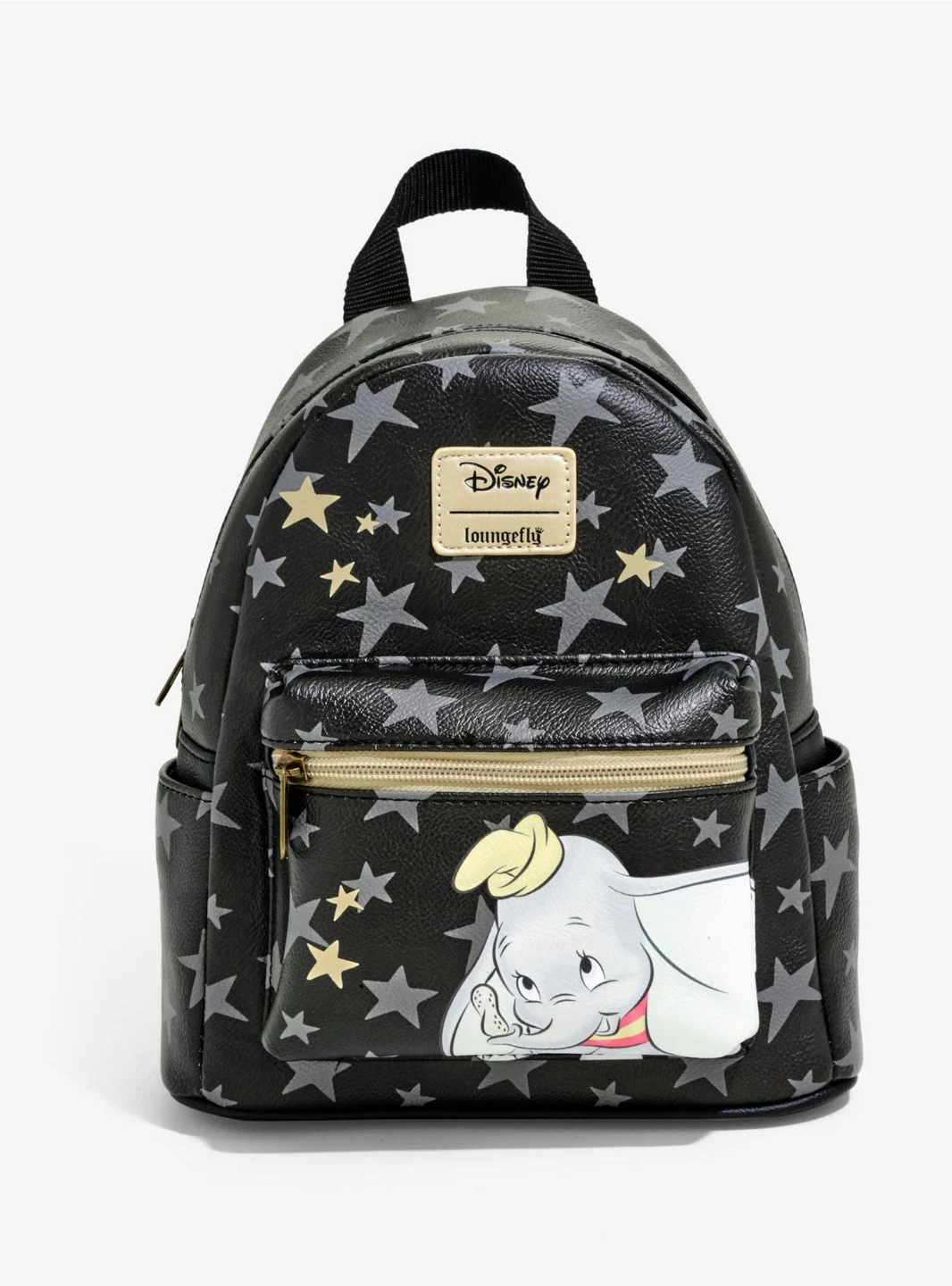 Loungefly Disney Dumbo Star Mini Backpack Black Gray Collectible