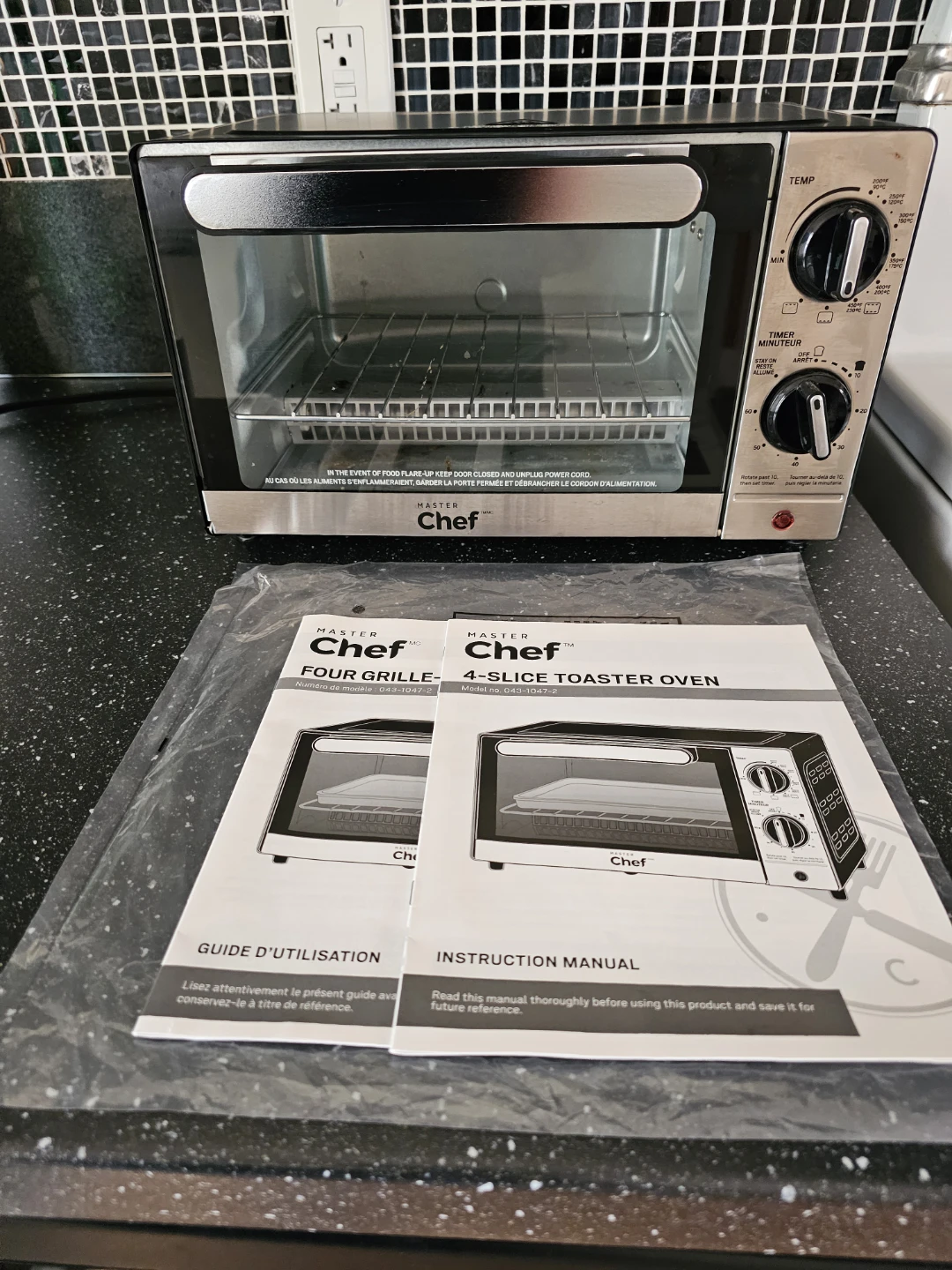 Master Chef 4-Slice Toaster Oven - photo 3