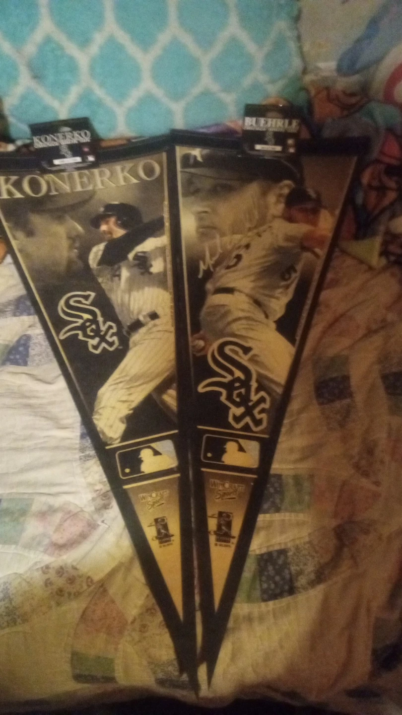 Chicago White Sox Konerko & Buehrle Collector Pennants