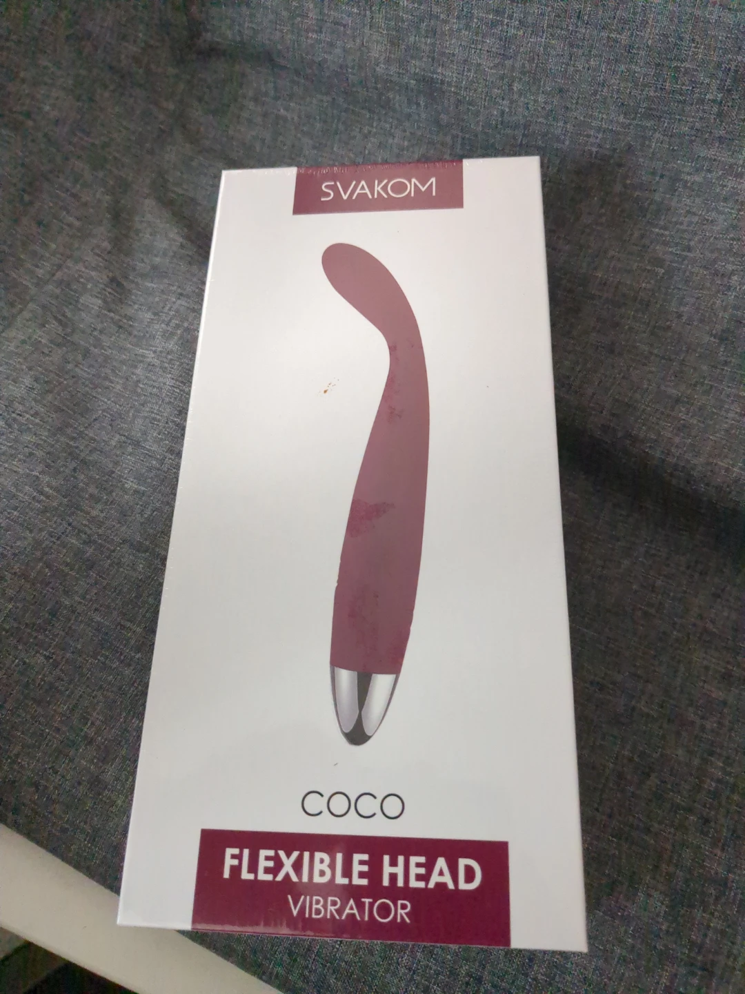 SVA KOM Coco Flexible Head Vibrator - Violet