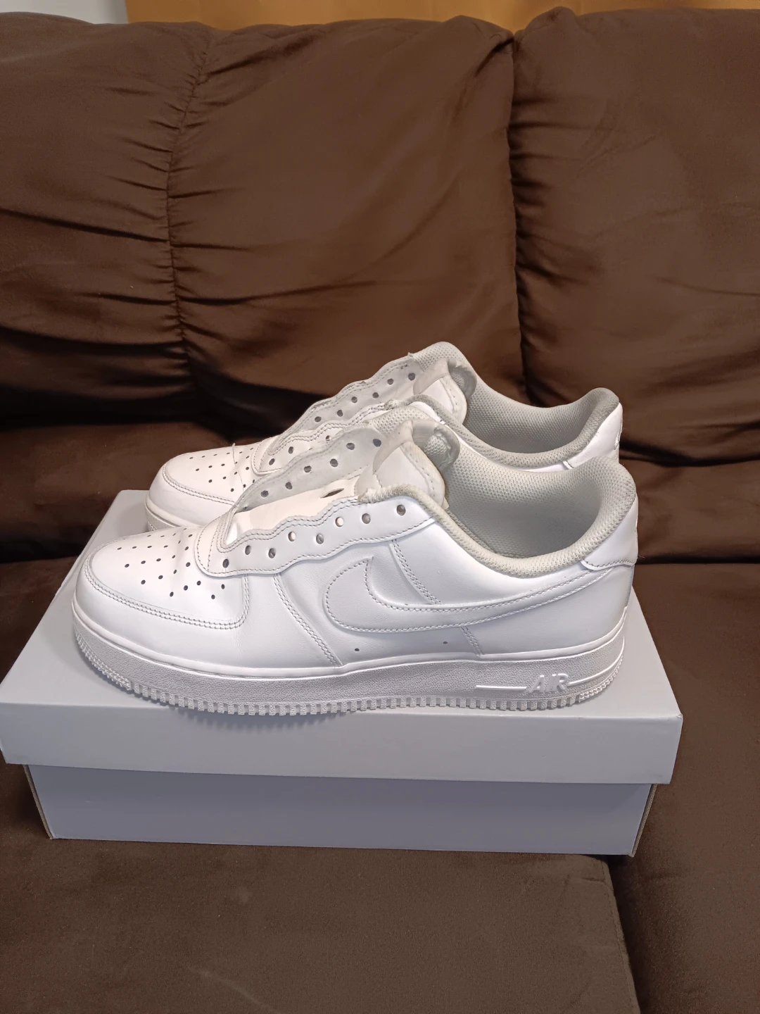 Nike Air Force 1 "07 White Sneakers - photo 3