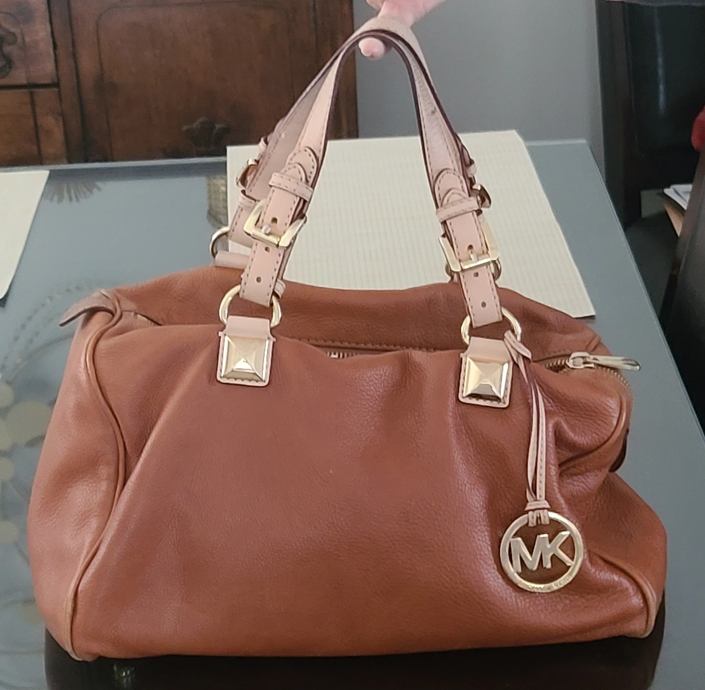Michael Kors Brown Leather Satchel Handbag - photo 2