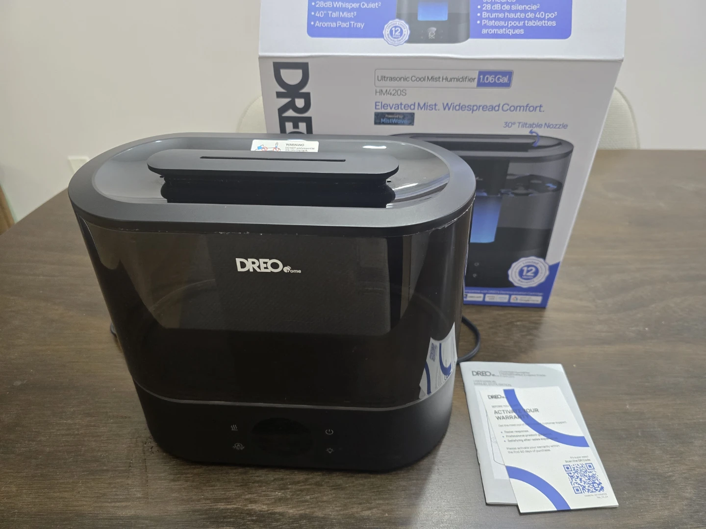DREO HM420S 4L Cool Mist Humidifier