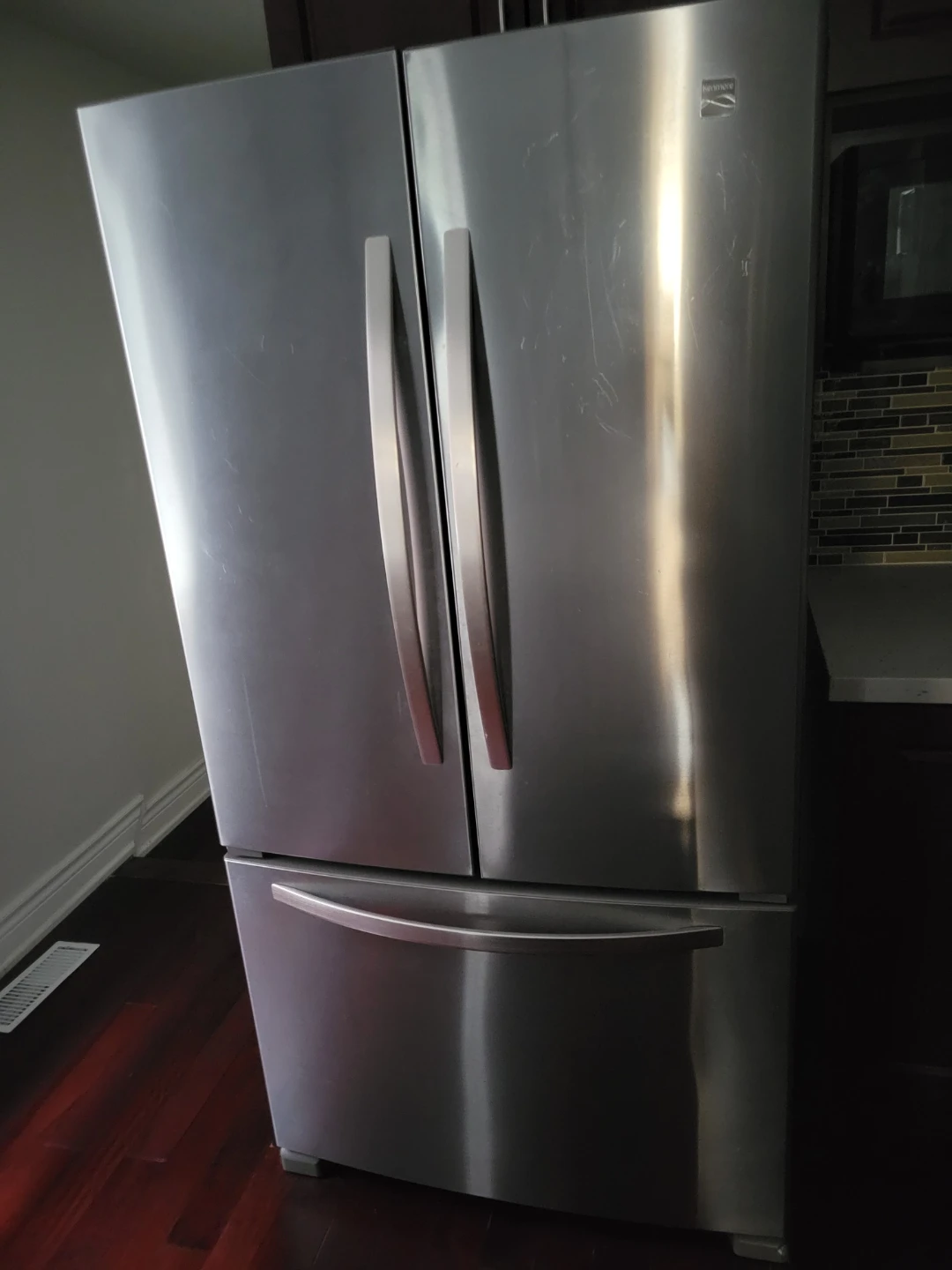 Kenmore 36" refrigerator 35.5x31.25x69