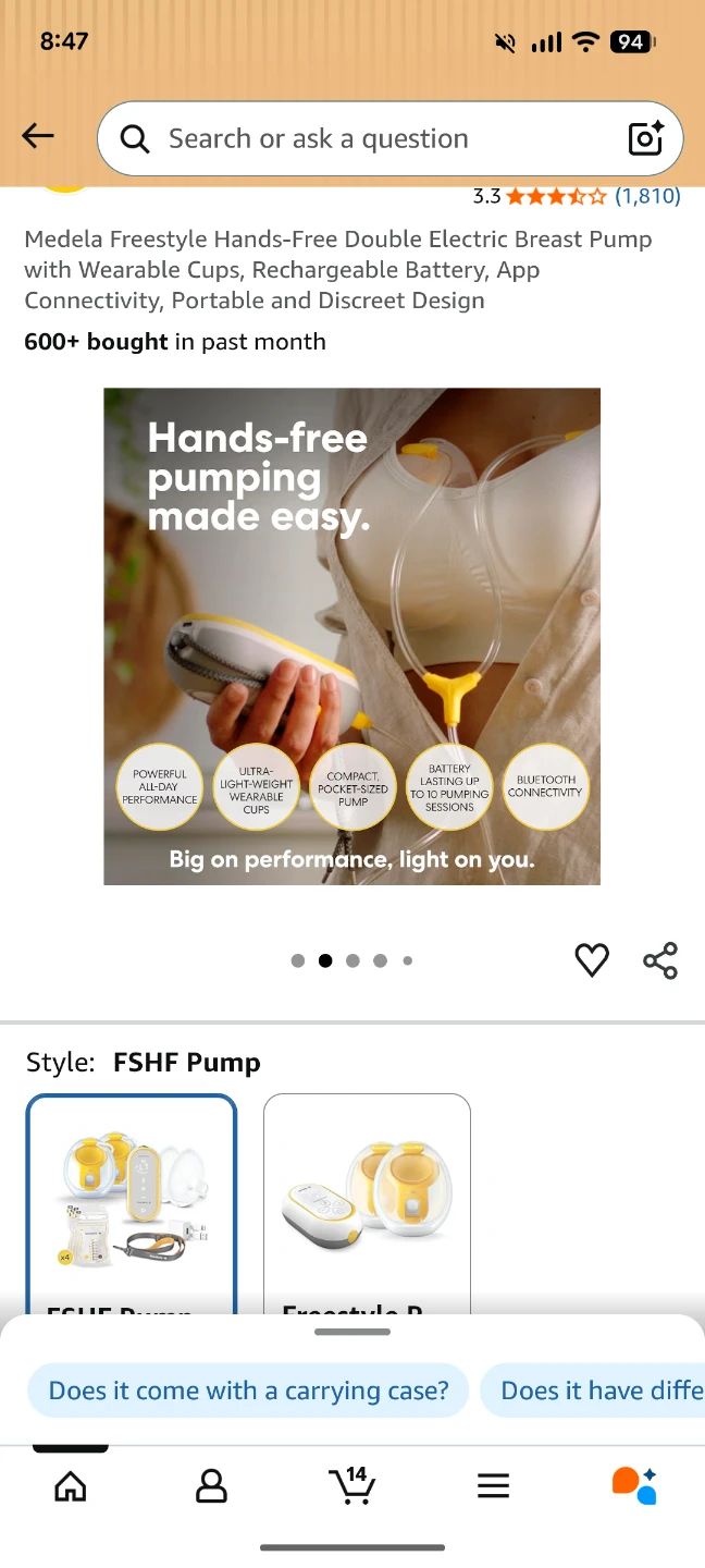 Medela Freestyle Double Electric Breast Pump - photo 3