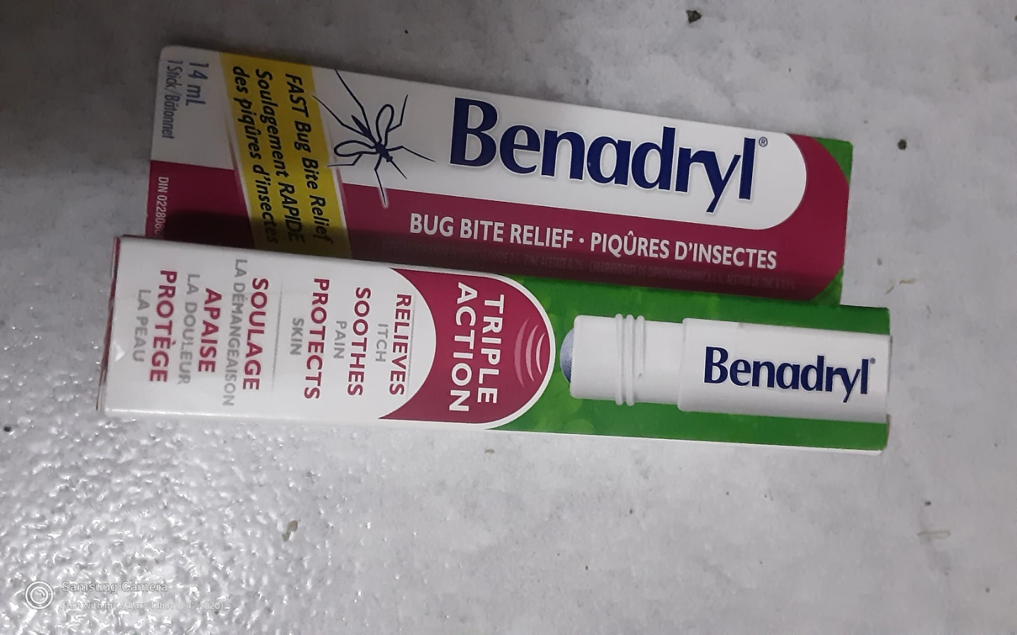 Benadryl Bug Bite Relief Stick