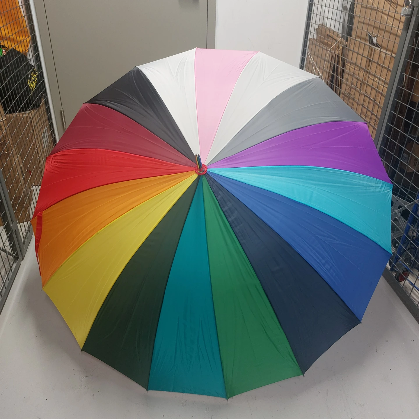 (RESERVED) *BRAND NEW* Big Rainbow Umbrella