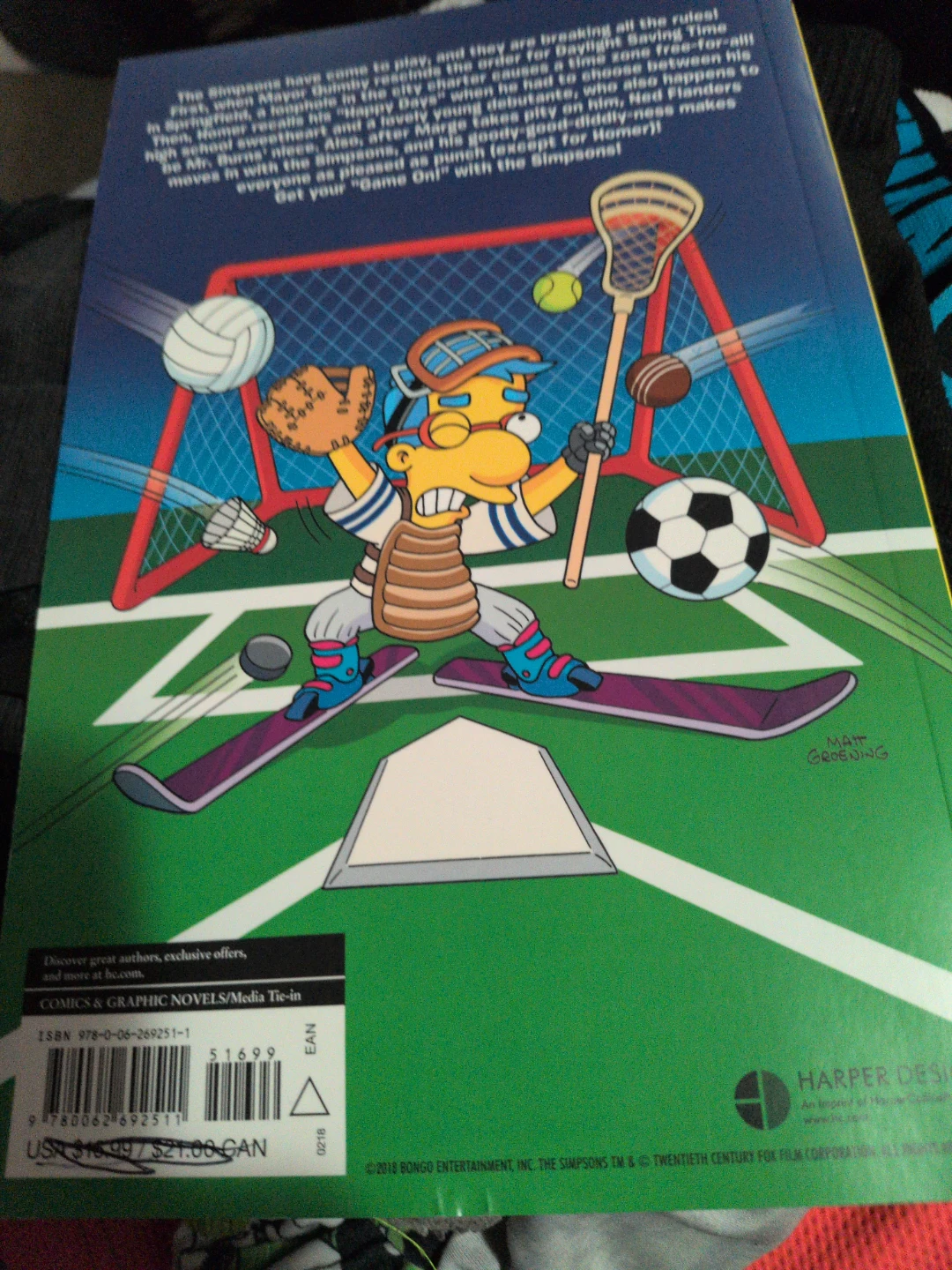 Simpsons Comics Game On! Graphic Novel - photo 2