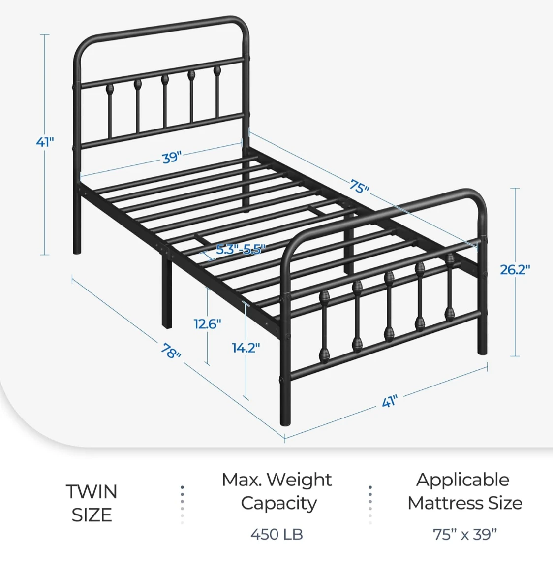 Selling 1 twin over twin bunk bed and 2 twin metal bed frames - photo 3