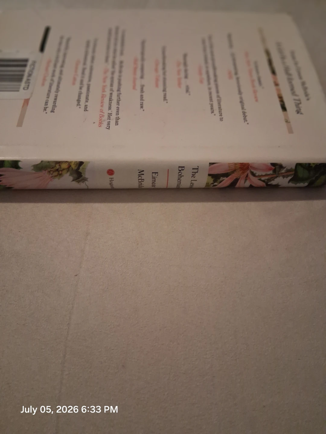 The Lesser Bohemians by Eimear McBride - photo 4