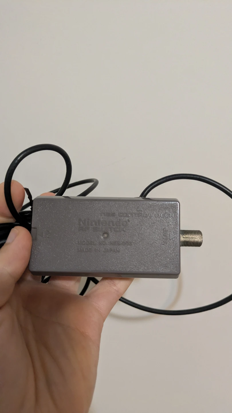 Original Nintendo RF Switch Adapter