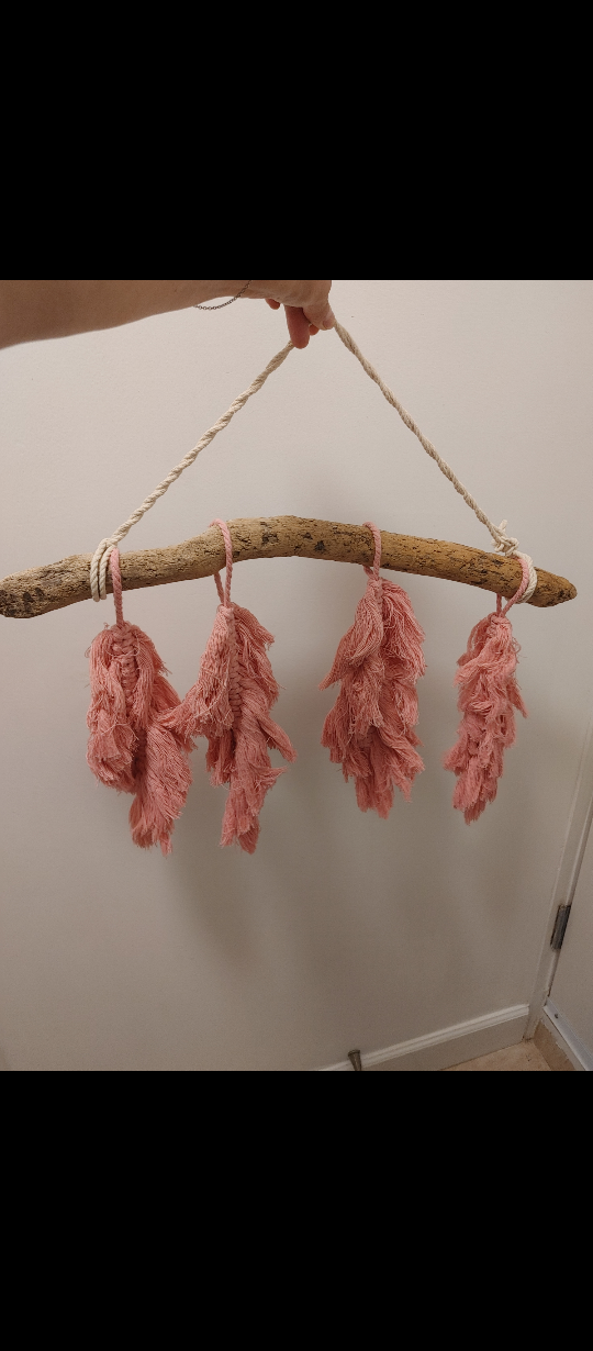 Macrame Wall Hanging Driftwood