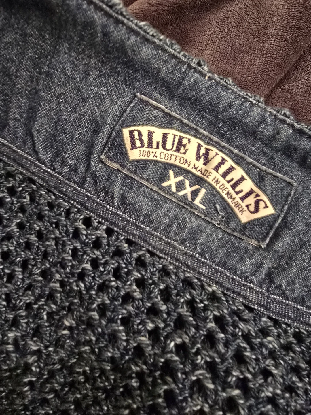 Blue Willi's Pure Indigo Cotton Cardigan XXL - photo 2