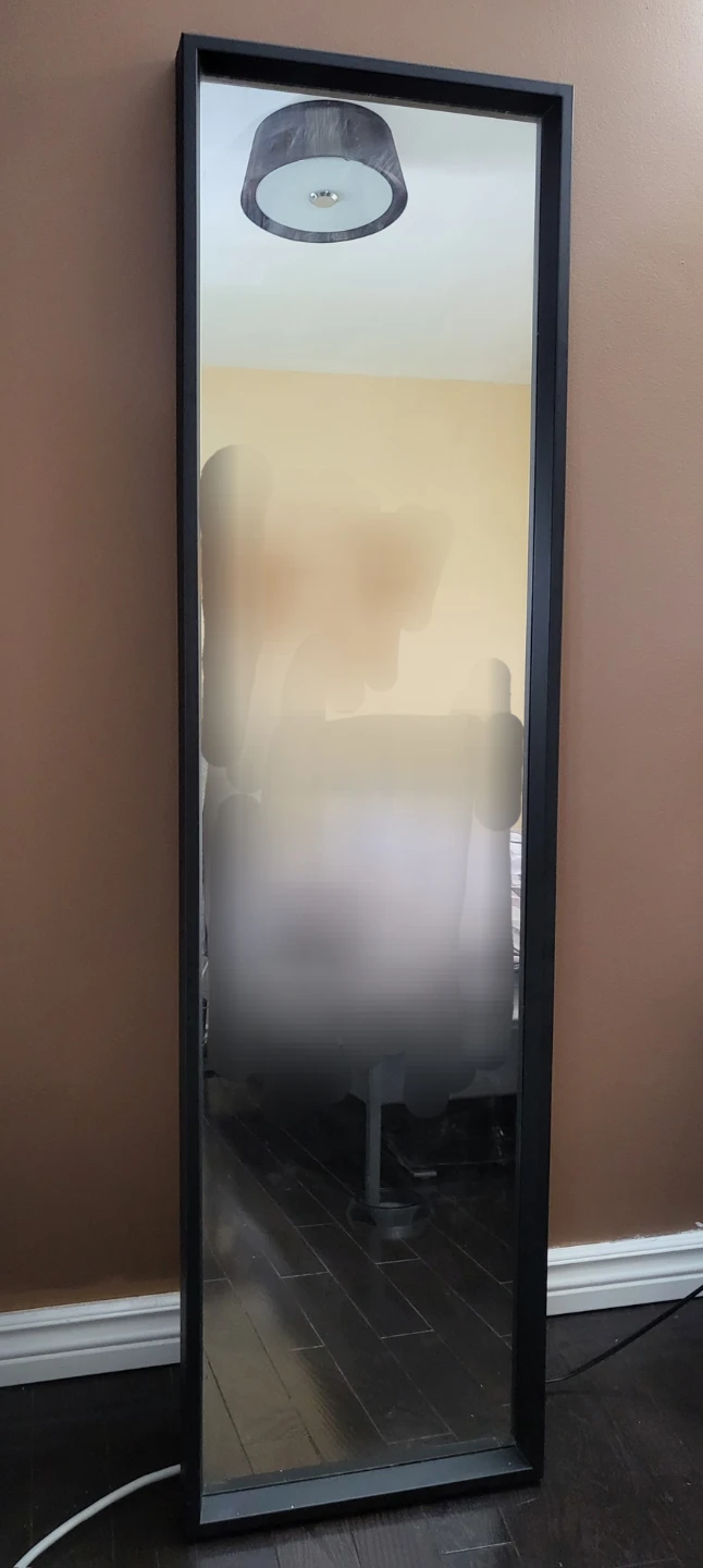 IKEA NISSEDAL Mirror, Black, 40x150 cm - photo 2